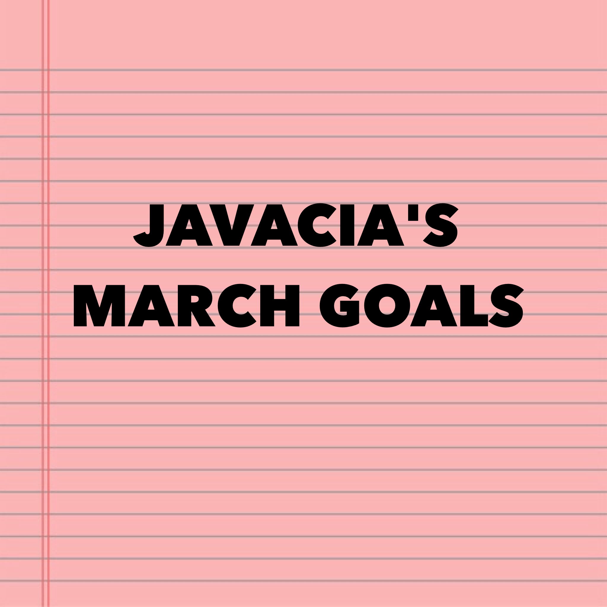 march goals