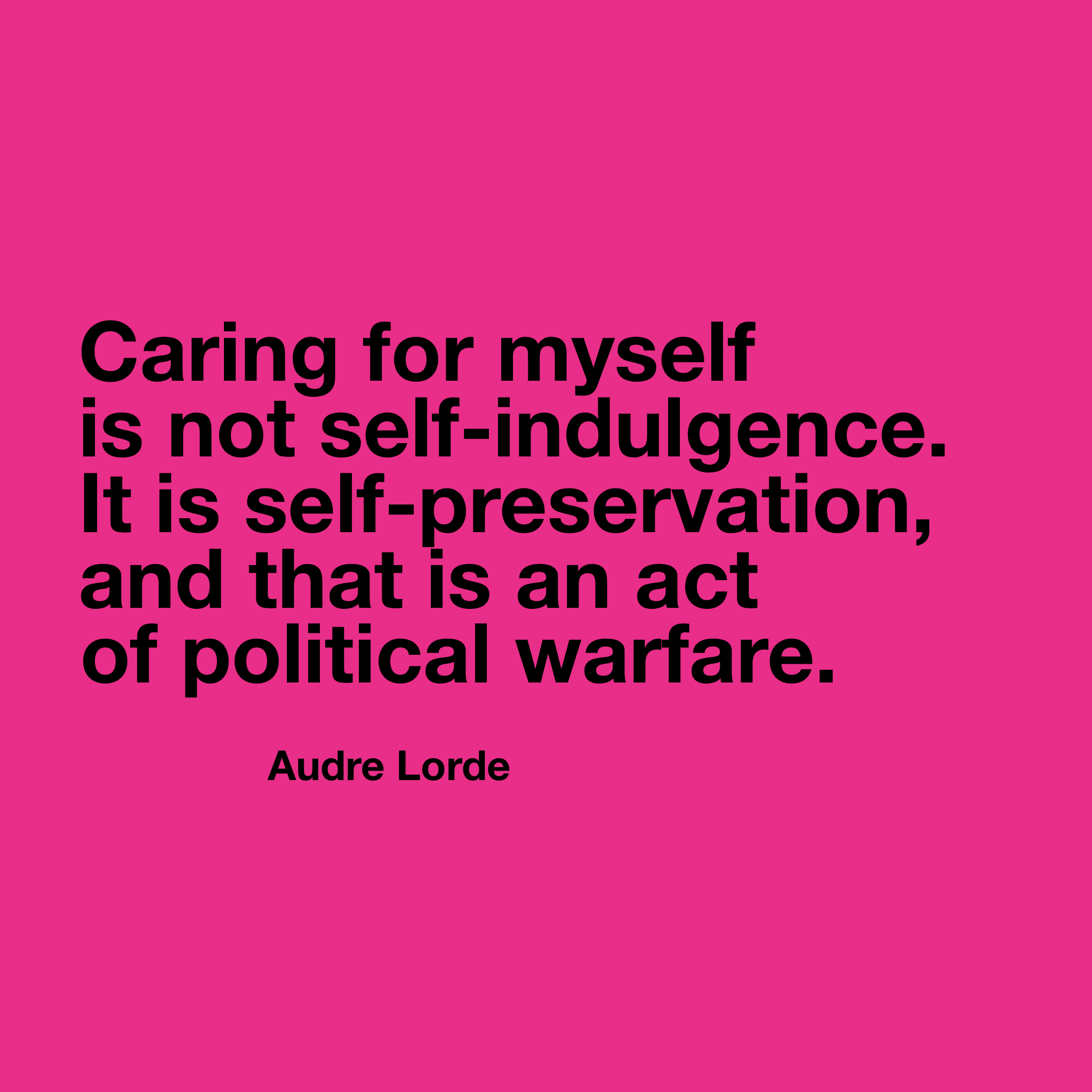 audre lorde self care - See Jane Write